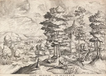 Die Rast auf der Flucht nach Ägypten